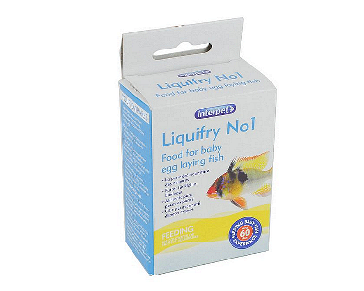 Interpet Liquifry No.1 - For BabyEgg Laying Fish - 25ml